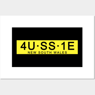 Australia car license plate Posters and Art